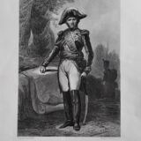 Engraving XIXth "'Marshal of Empire Lefebvre''