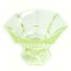 Art Deco vase, uranium glass, Poland, 1930s