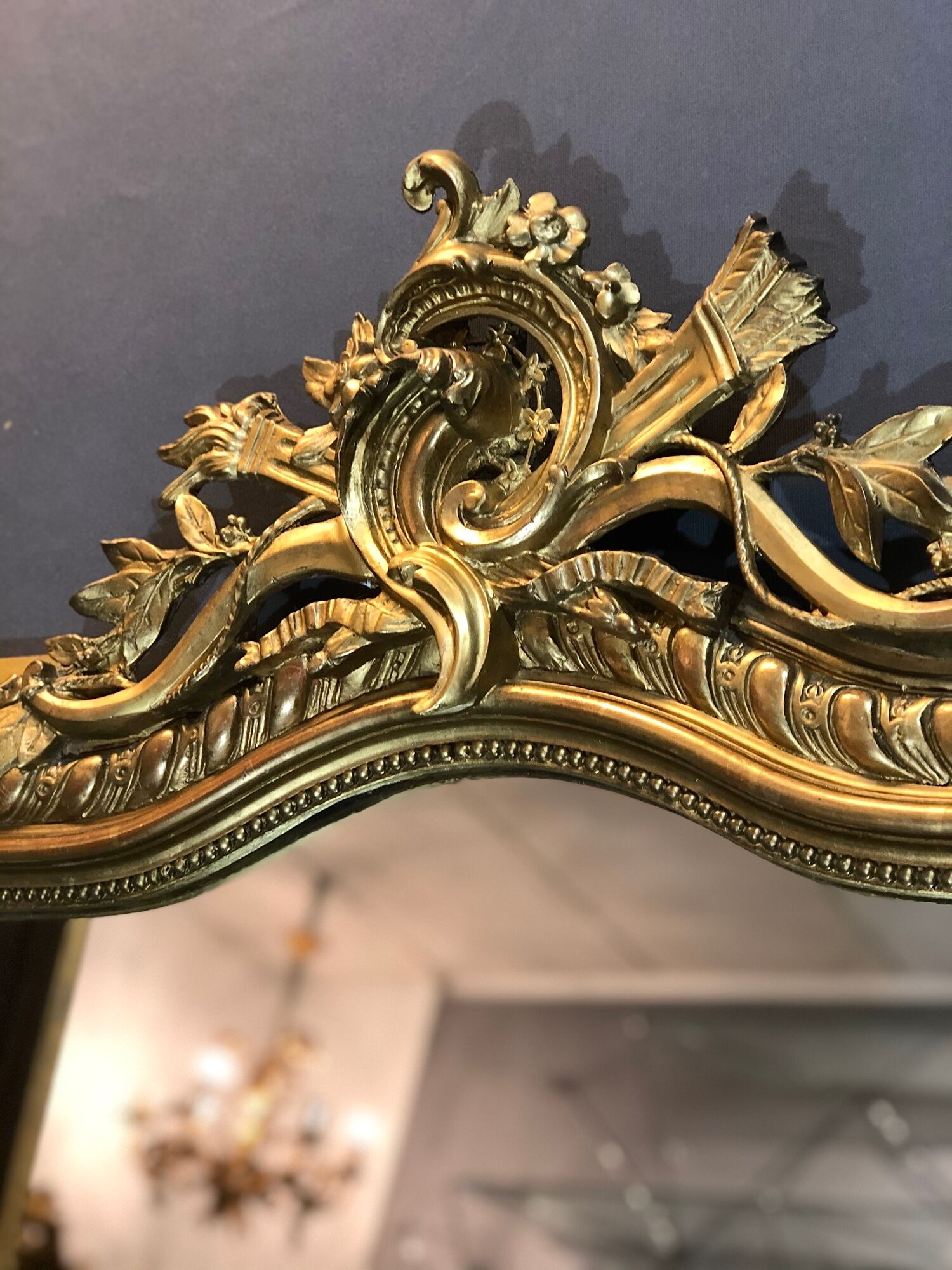 Miroir ancien 123x83 cm XIXè