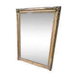 Golden Louis XV mirror with gold leaf - 140x103cm