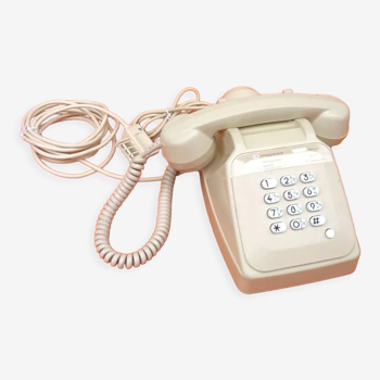 Téléphone à clavier  socotel  modèle s63, années 1980
