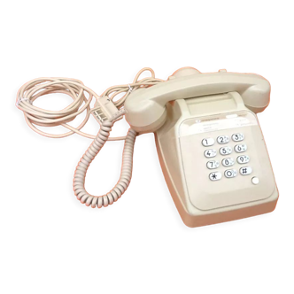 Téléphone à clavier  socotel  modèle s63, années 1980