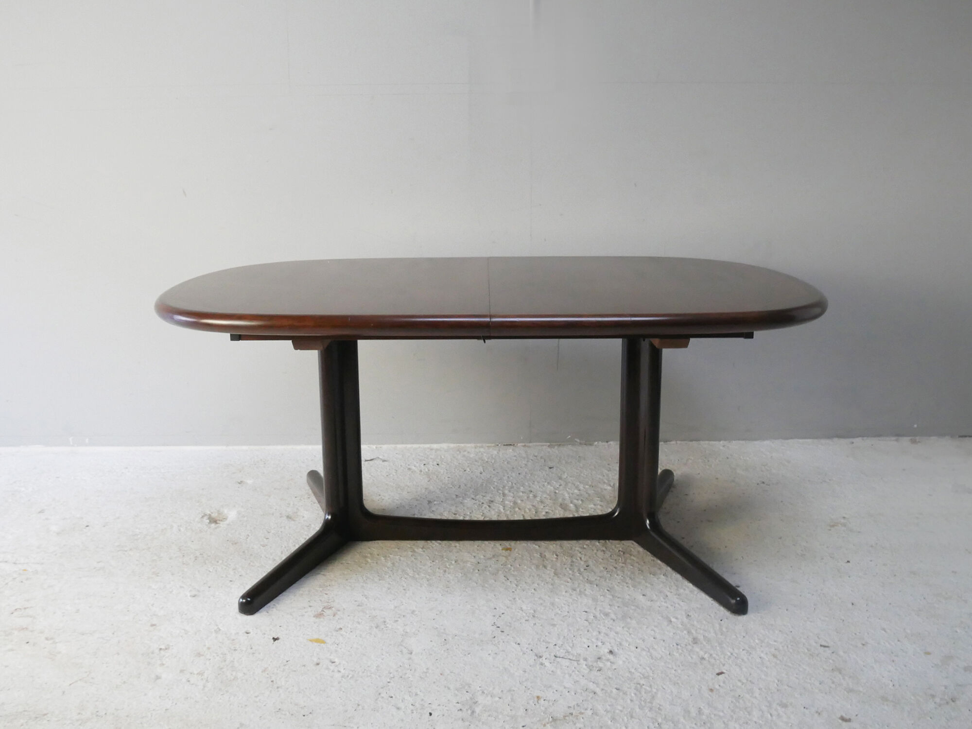 1960’s mid century danish rosewood large dining table by edvard valentinsen
