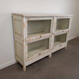 Patinated display cabinet