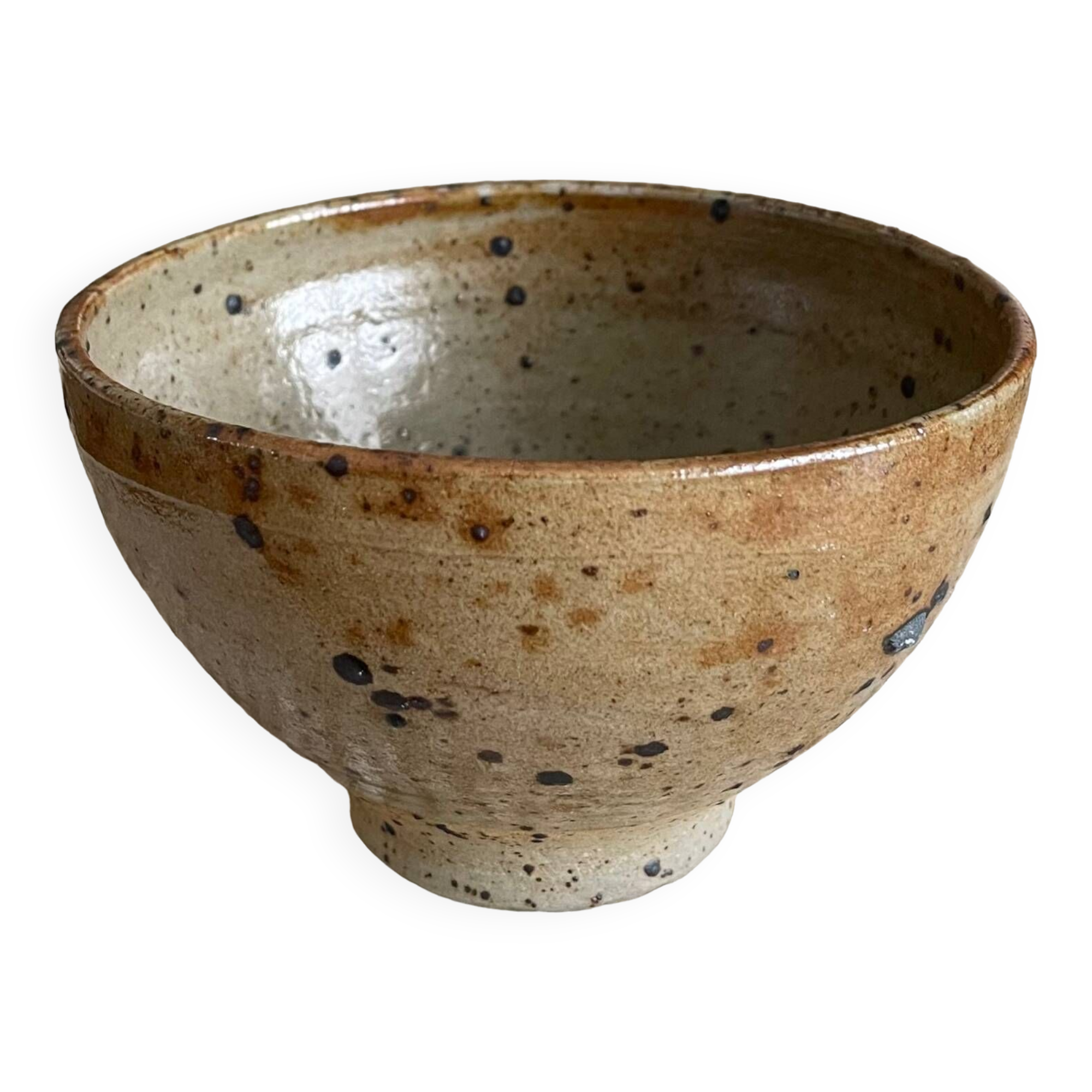 Pyrite stoneware bowl