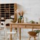 Table / bureau vintage brut