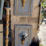 Pair of mirror, wall lamp