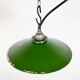 Industrial Green Enamel Light, 1950s