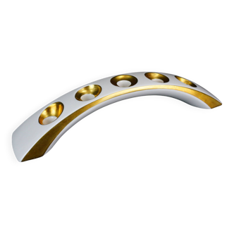 mid century modern porcelain CANDLE HOLDER lindner kueps bavaria 1950s