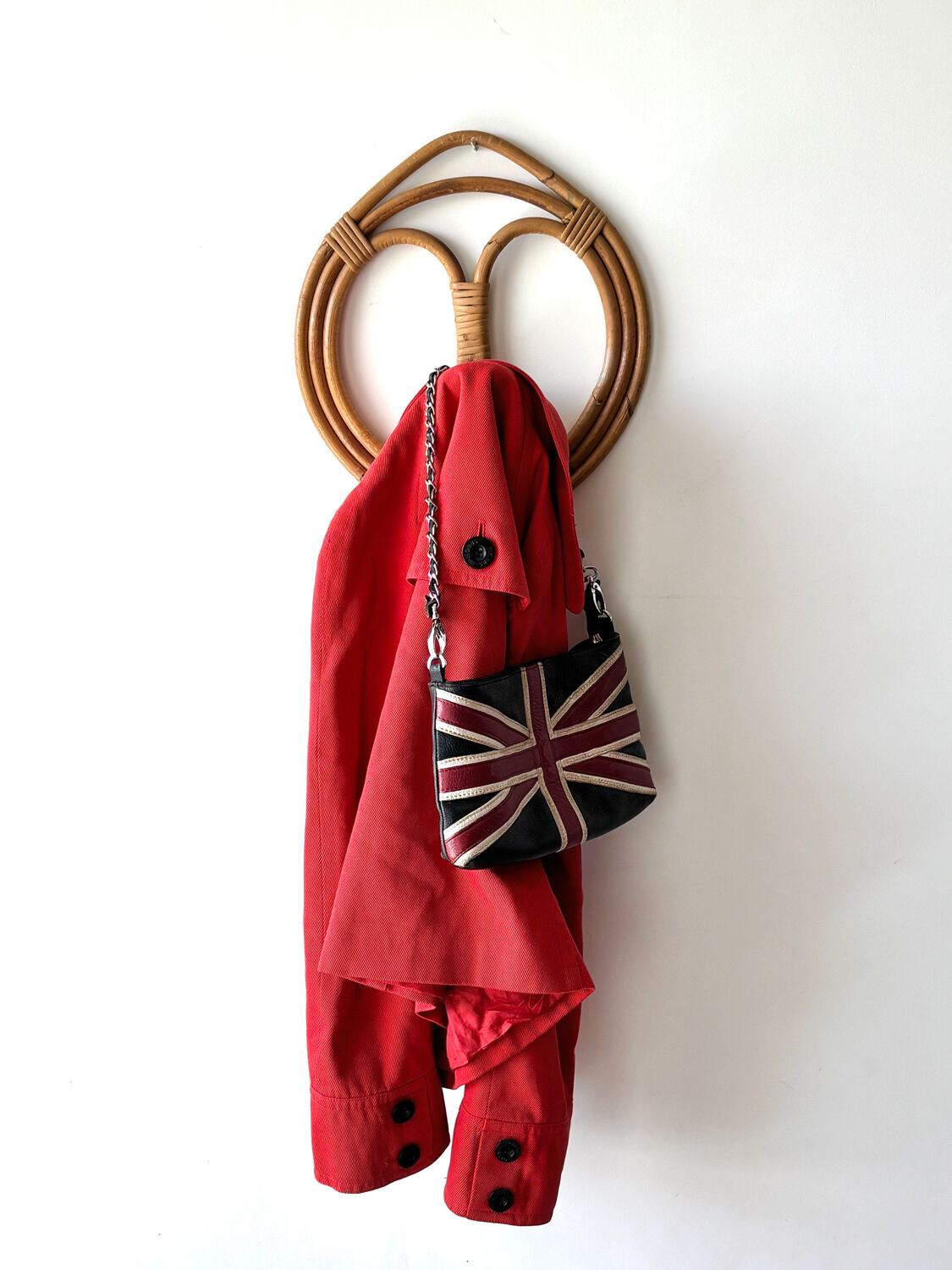 Franco Albini rattan coat rack 1960