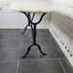 Marble top bistro table