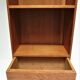 Wall shelf solid wood two niches a vintage drawer