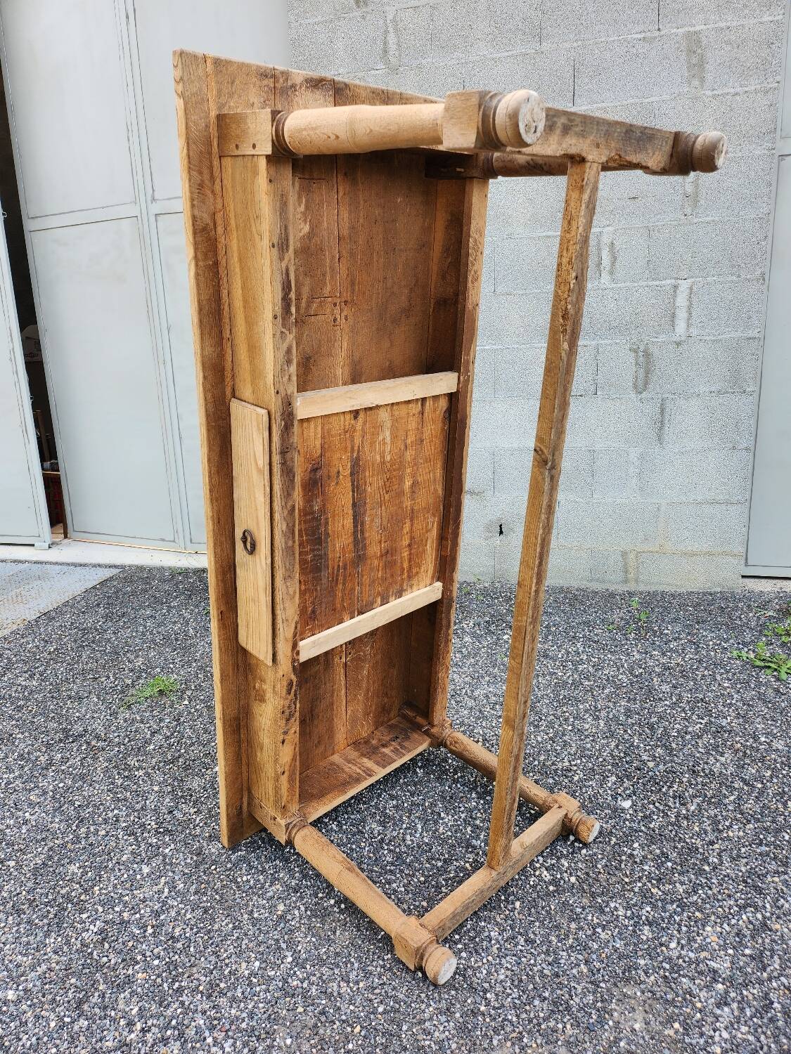 19th century farmhouse table in raw oak