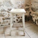 Weathered workshop stool