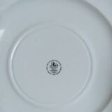 Dish 31 cm blue earthenware with Churchill swans England Staffordshire