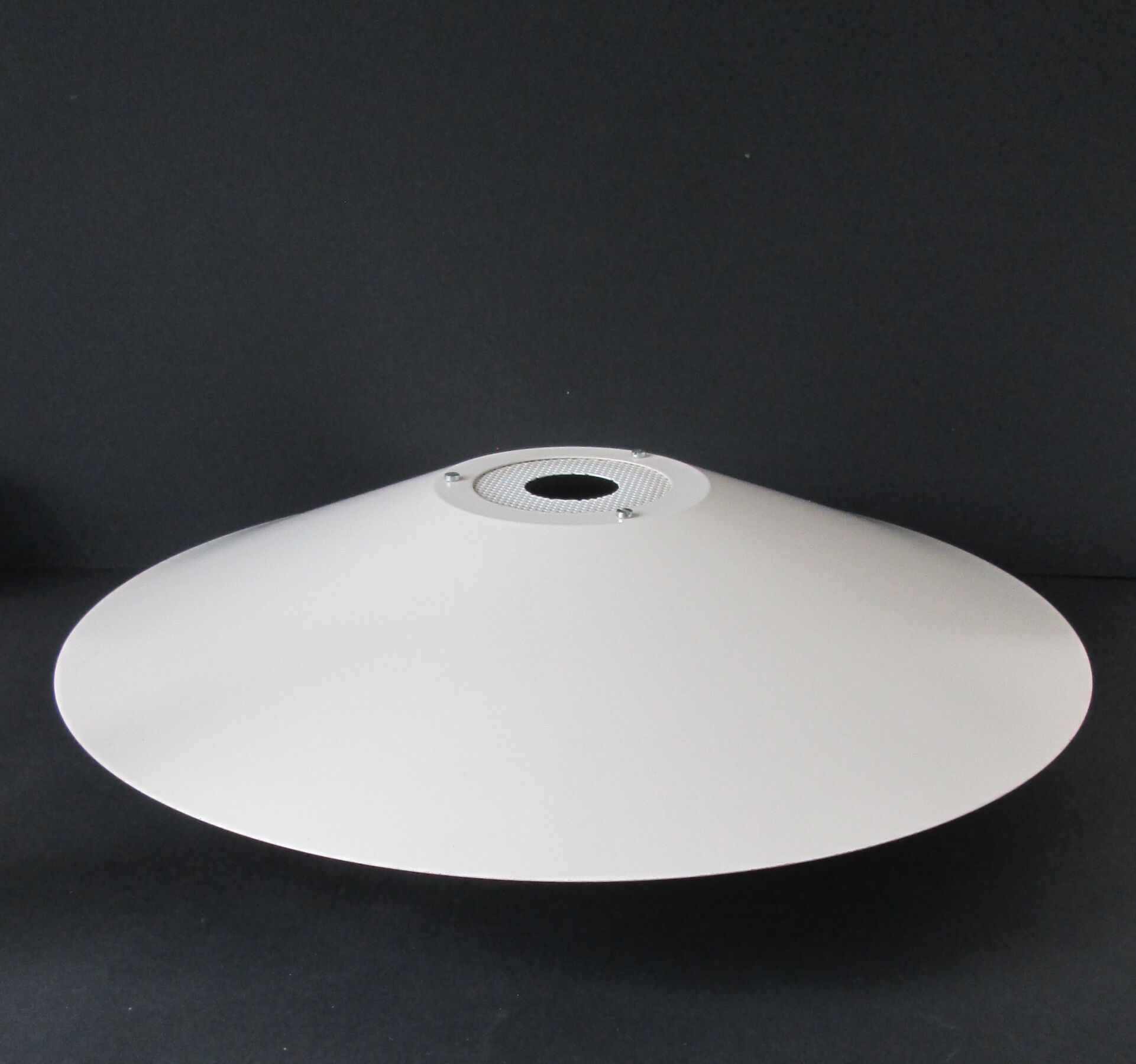 Danish Mid-century vintage pendant light, off-white, classic lines, glare free, PH-style