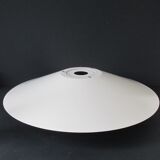Danish Mid-century vintage pendant light, off-white, classic lines, glare free, PH-style
