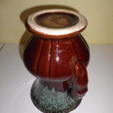 Amphora style vase with 2 coves - A.D.P. - 1980s