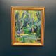 Original Swedish Oil on Panel – “Forest” by Gerhard Lundberg – Dated 1943