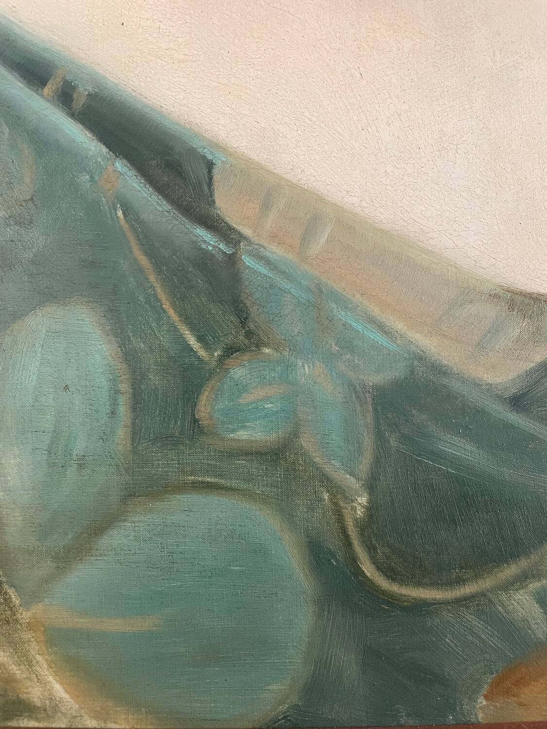 Old painting signed Georges Mouton, early 20th century