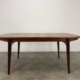 Scandinavian extendable teak table, 60s