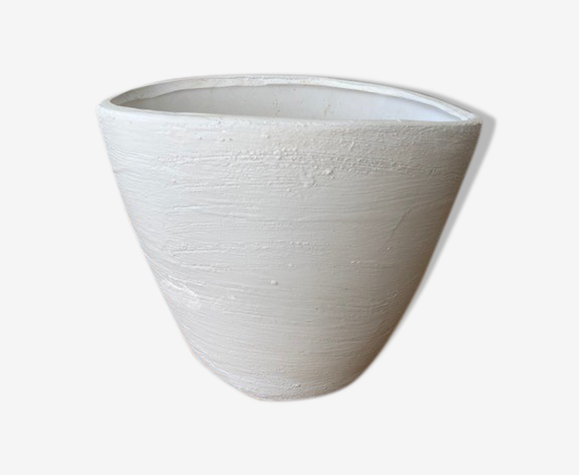 Cache pot blanc