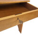Art deco birch wood compact desk 1960