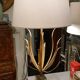 Lampe à décor feuillagé  vintage