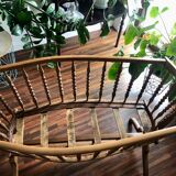 Old gooseneck cradle