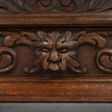 Baroque Style Display Case in Oak, Belgium, 1950s