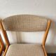Set of 4 Scandinavian Baumann chairs in solid elm – 1970s