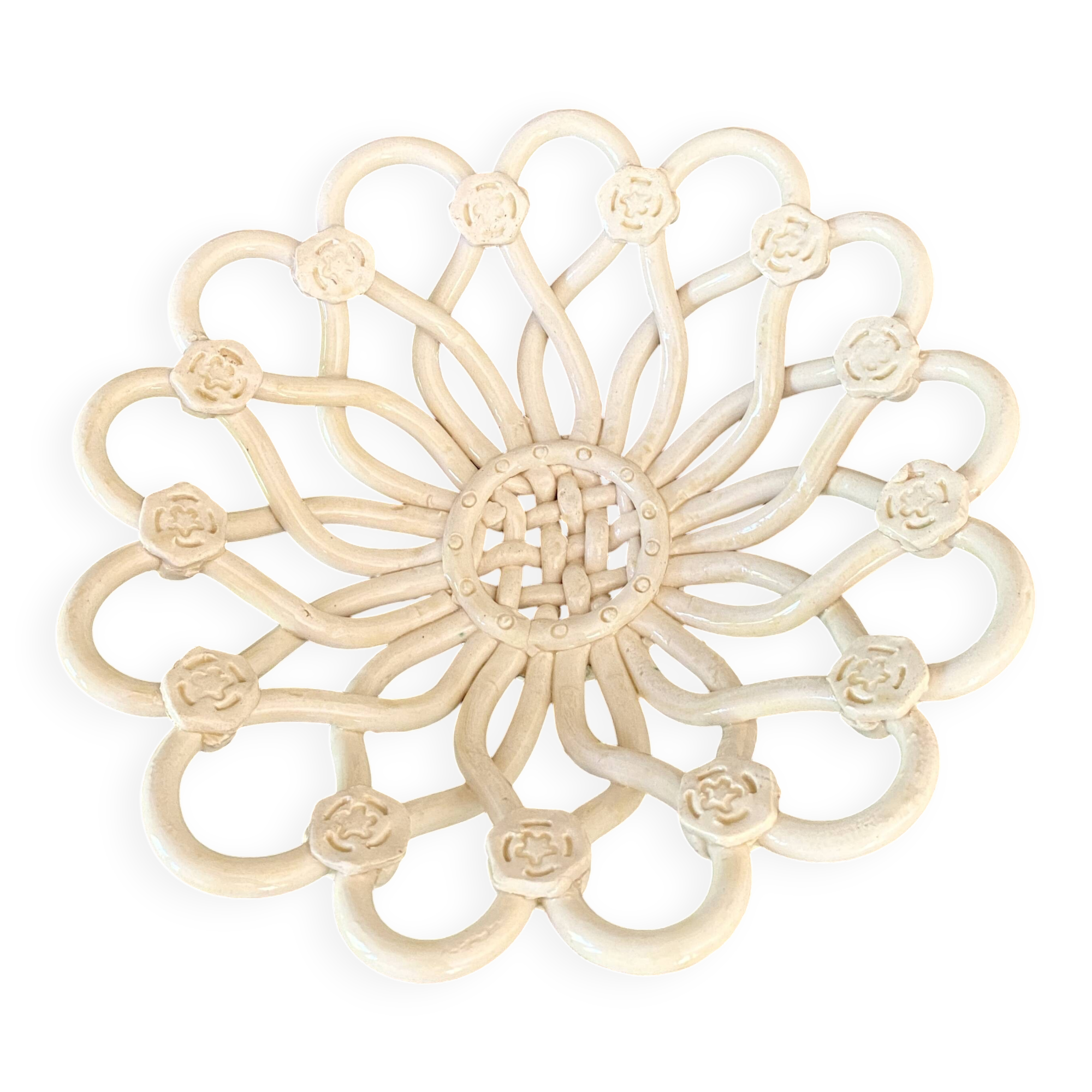 Fruit basket, ceramic, 1950s