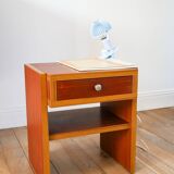 Small teak bedside table, Mid-Century, 1960