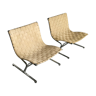 PLR1 Luar lounge chair by Ross Littell for ICF De Padova Italy 1960s, set of 2