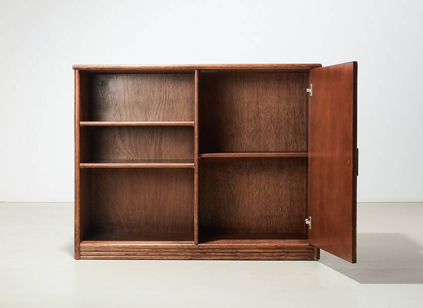 Modernist Rattan Cabinet Netherlands 1930s