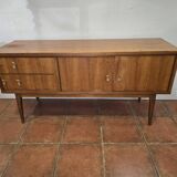 Scandinavian oak sideboard from the 60s, 125cms L