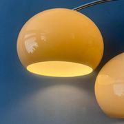 Dijkstra Mid-Century double arc mushroom floor lamp