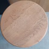 Pair of side tables in solid oak