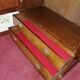 Very beautiful old English cabinet made of solid 19th century mahogany