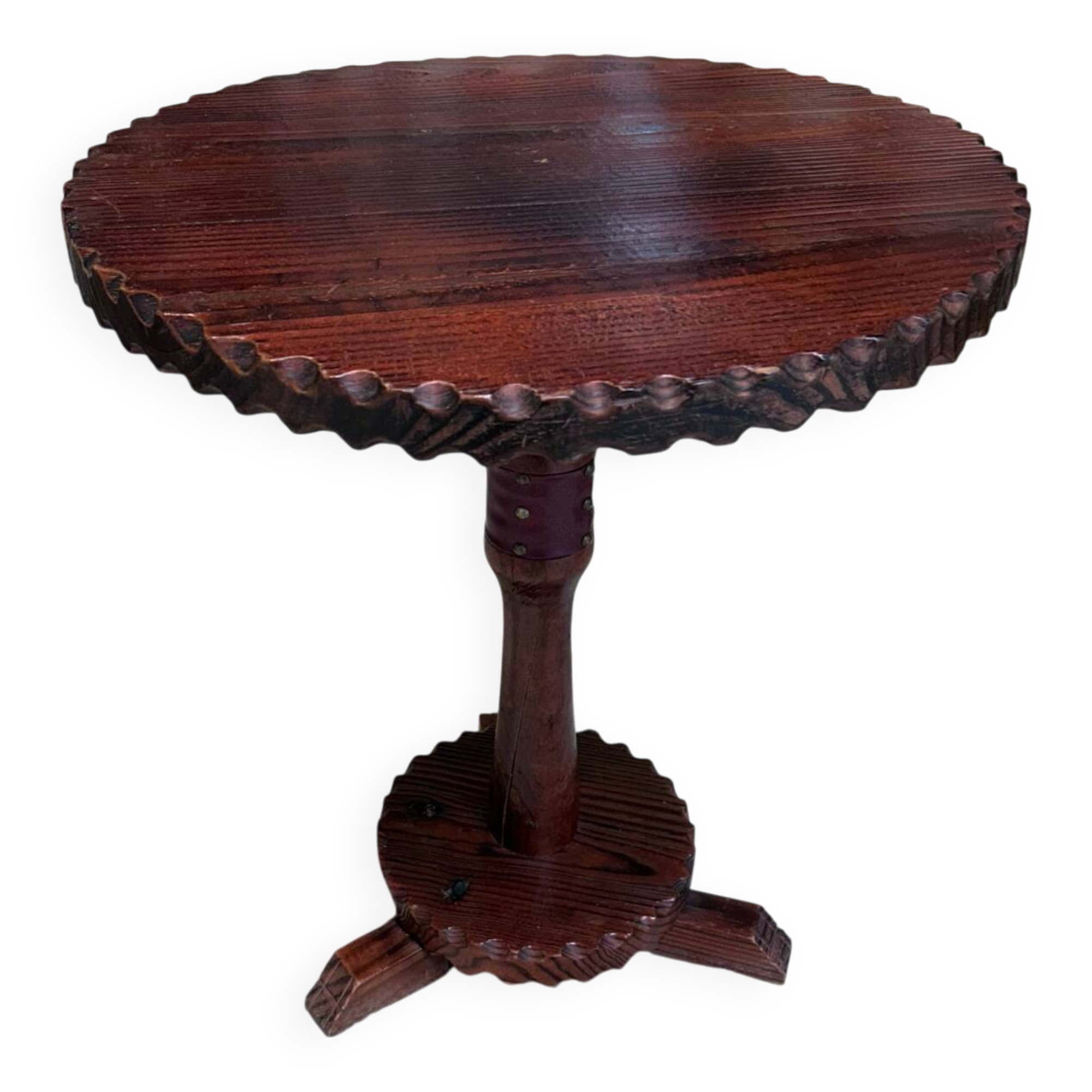 Berber style pedestal table