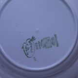 Set of 6 deep plates 5200 Sarreguemines and Digoin Vintage