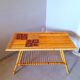 Audoux Minet/Capron rattan coffee table 1950