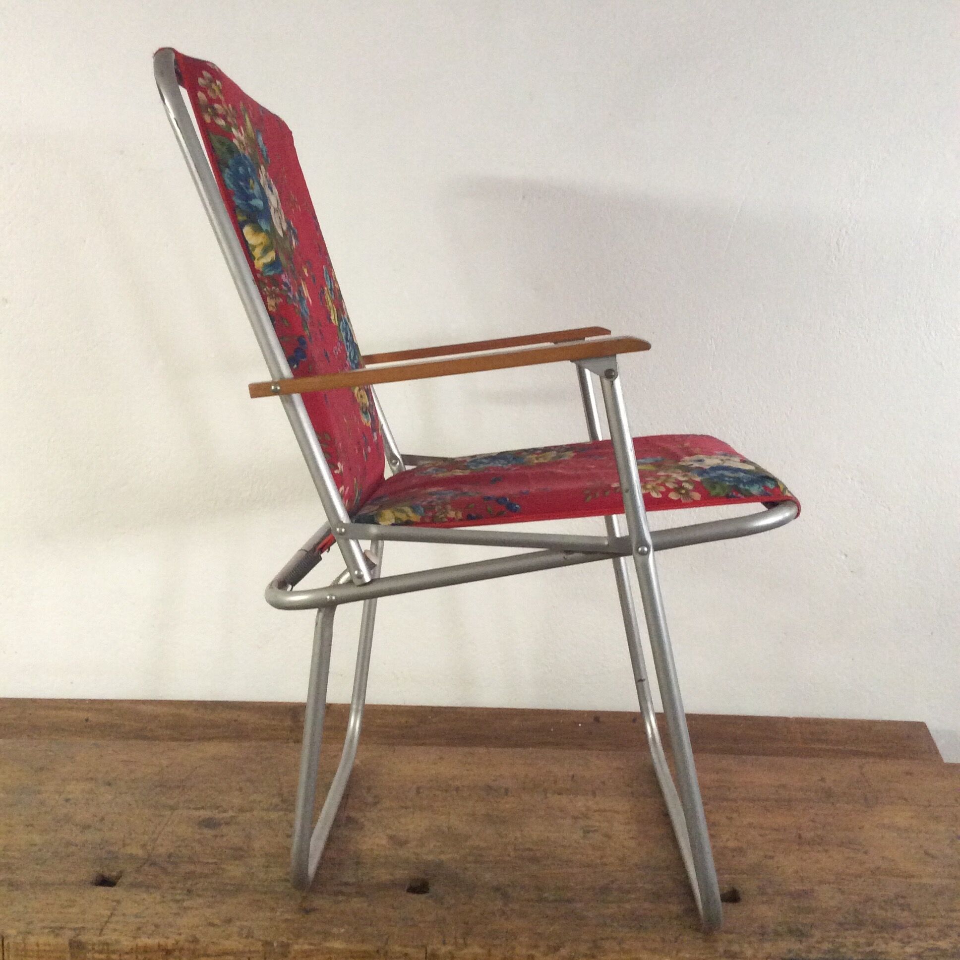 Vintage camping armchair