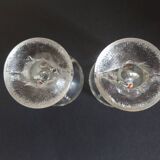 Antique Portieux glass egg cups