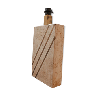 Travertine table lamp