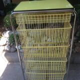 Yellow formica dessert