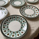 Assiettes Boch La Louvière modèle Noix