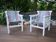 Pair of "hammock" armchairs by Robert Mallet Stevens