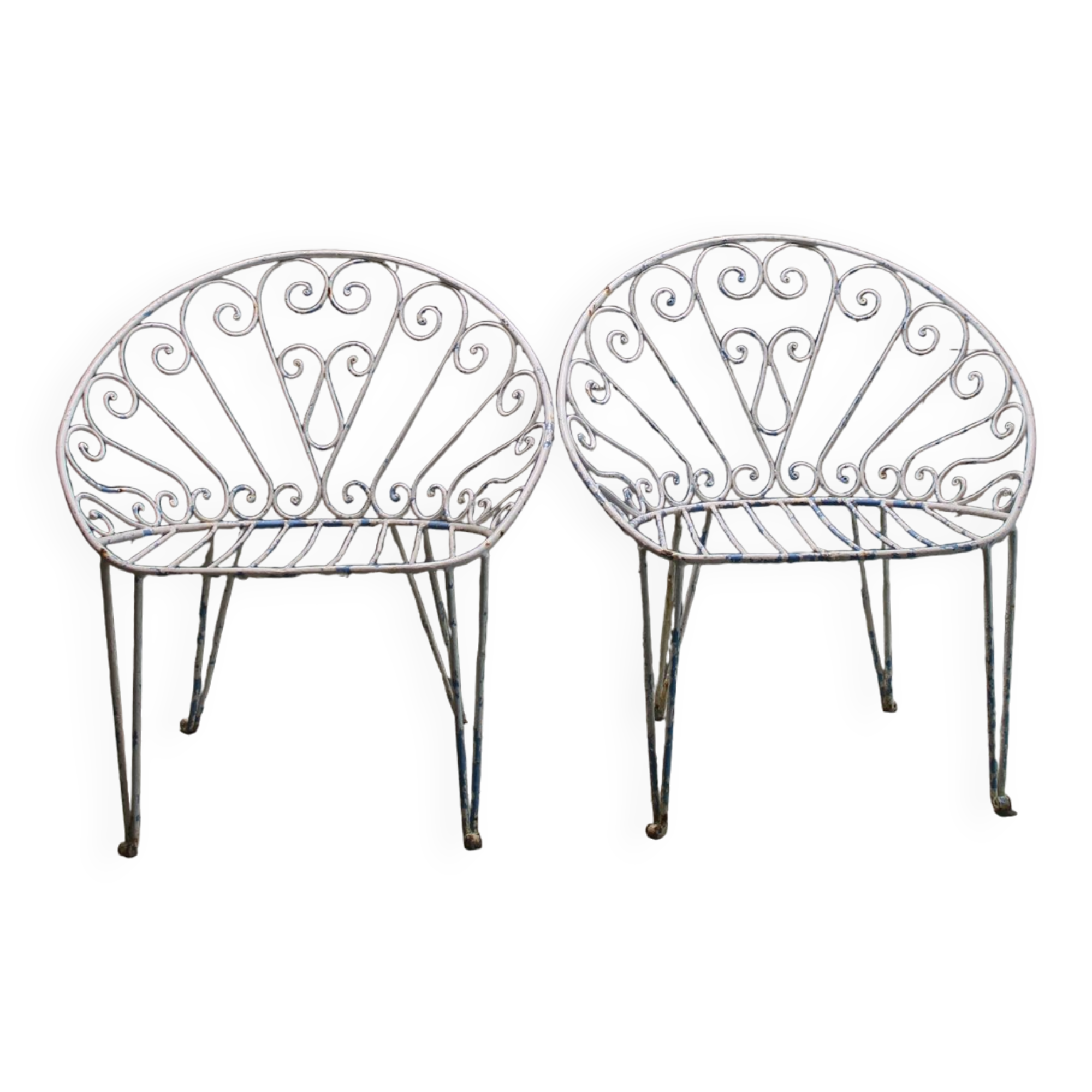 Pair of Garden Armchairs