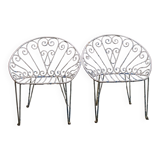 Pair of Garden Armchairs